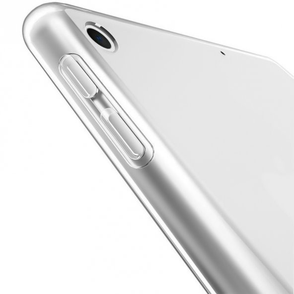 iPad 7 10.2" Kılıf Şeffaf Silikon Arka Kapak - 4