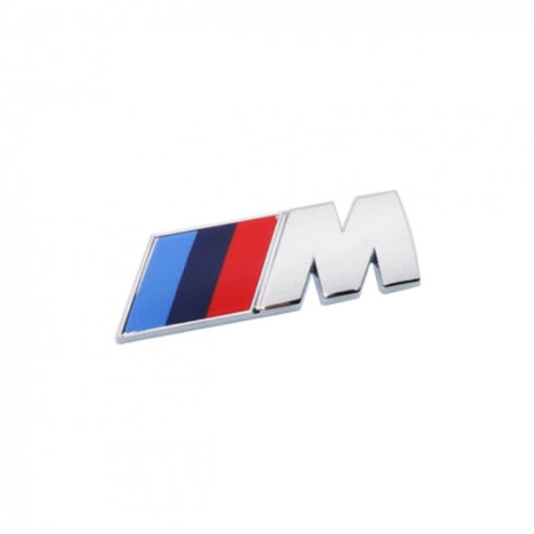 Bmw M Amblem Krom Renk 3D Logo - 2