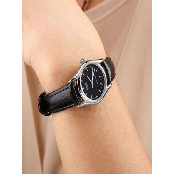 CASIO LTP-1094E-1ARDF KÜÇÜK 23 MM DERİ KORDONLU KADIN KOL SAATİ