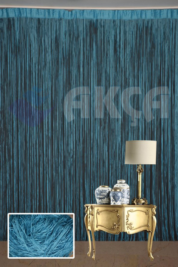 İP PERDE İP MODEL HAZIR DÜĞMELERİ DİKİLMİŞ FON PERDE - 5