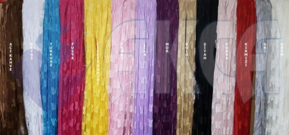 İP PERDE KELEBEK MODEL HAZIR DİKİLMİŞ DÜĞMELİ FONLUK PERDE - 3