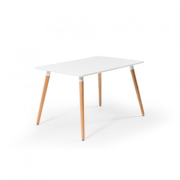 Eames Masa Sandalye Takımı Beyaz 80x120 + 4 Sandalye - 2