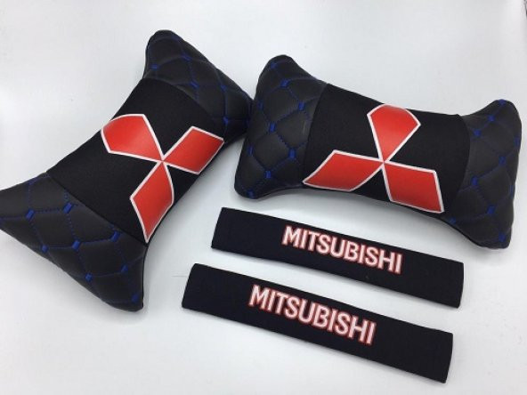 Mitsubishi Boyun Yastığı ve Emniyet Kemer Kılıfı Set (2 li)