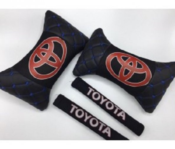 Toyota Boyun Yastığı ve Emniyet Kemer Kılıfı Set (2 li)