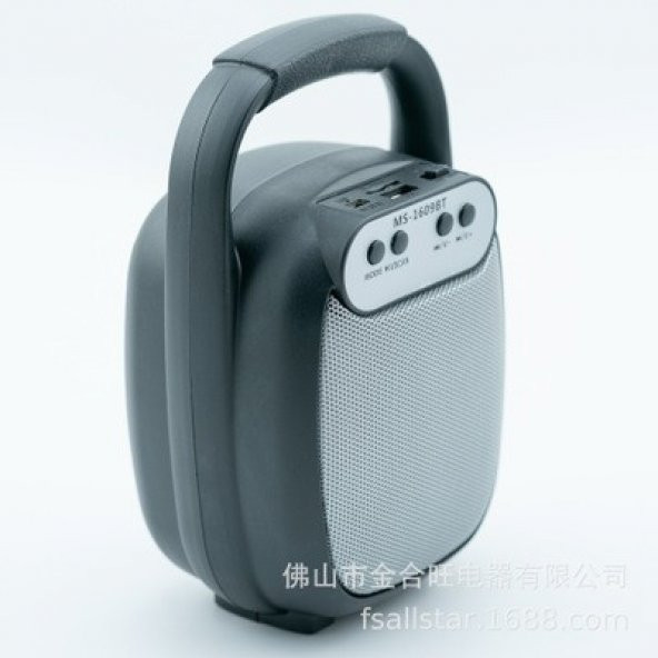 Bluetooth Hoparlör Speaker ses bomabsı FM/SD/USB/ ms-1609bt