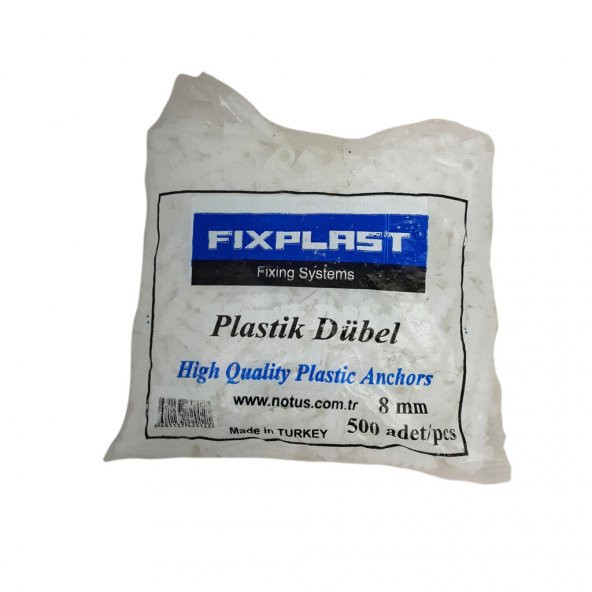 PLASTİK DÜBEL - 8 mm. - 500 ADET - 2