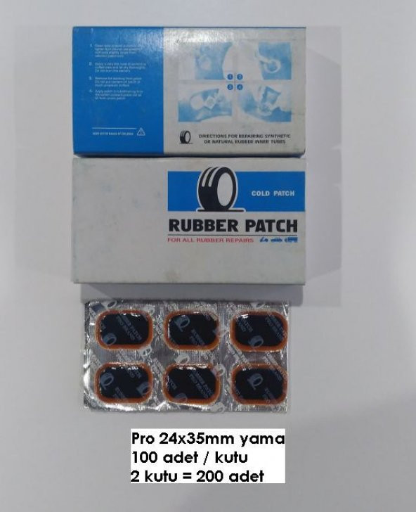 Pro 24x35 MM Oval İç ve Dubleks Çivi Lastik Yaması