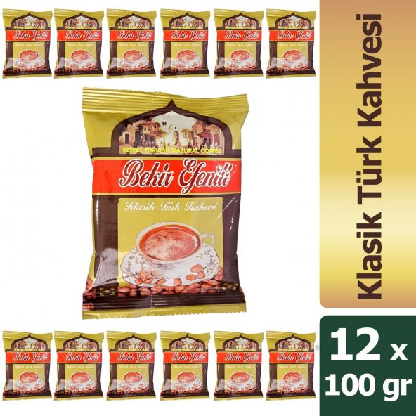 Türk Kahvesi 100 Gram 12 Adetli