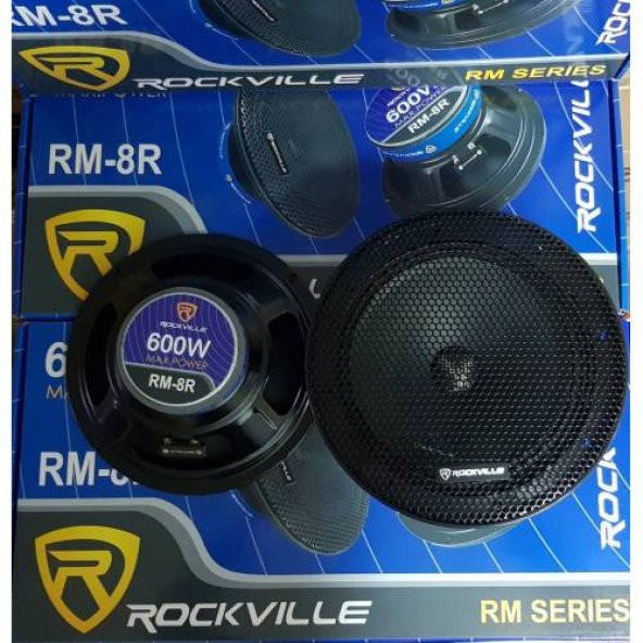 ROCKVİLLE RM-8R 20 CM 300 RMS MİDRANGE CARBON SERİSİ