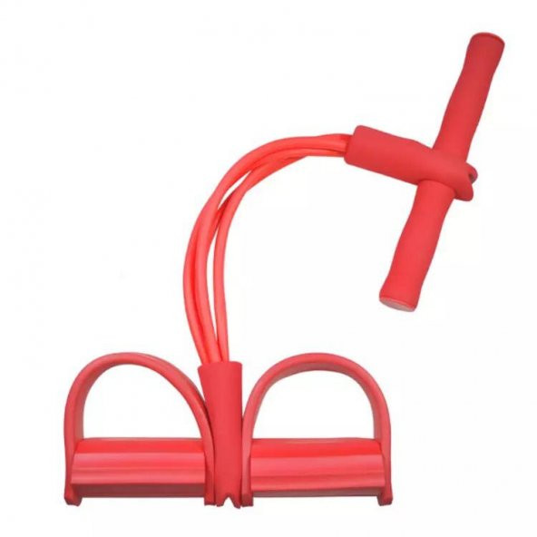 Clifton Body Trimmer Egzersiz Aleti El Ayak Egzersiz Direnç Yayı Lastiği SporAleti Fitness Kırmızı