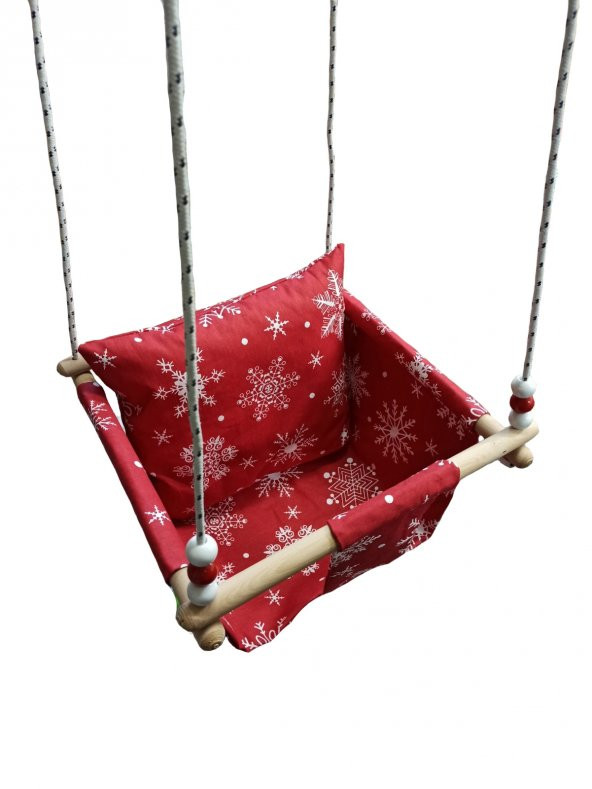 Altev Ahşap Bebek Çoçuk Bahçe Salıncağı, Hamak, Tavan Salıncağı, Ev Salıncağı - 3