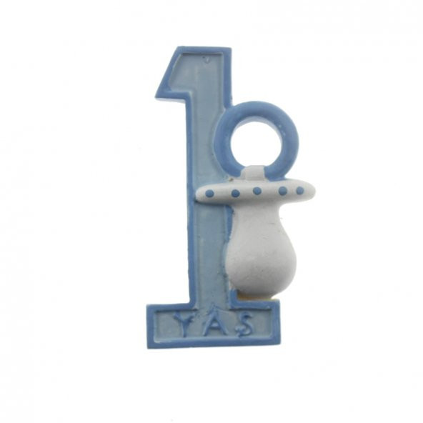 12 Adet 3x8cm Biberonlu 1 Yaş Biblo - 2