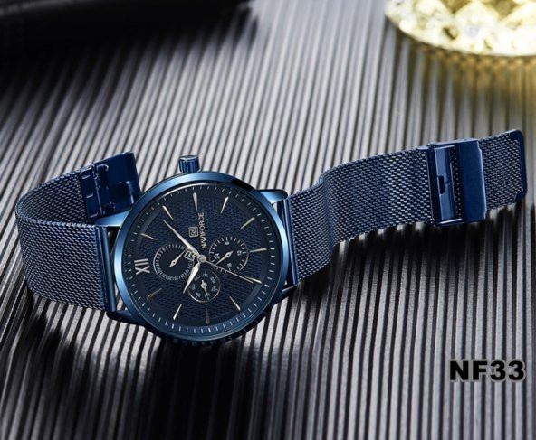 Naviforce Fonksiyonel Hasır Kordon Spor Erkek Kol Saati NF33-37 - 2
