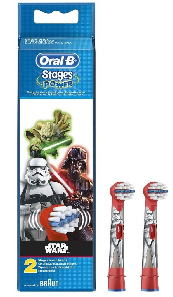 Oral-B Stages Power Star Wars Elektrikli Diş Fırçası Yedek Başlığı 2li