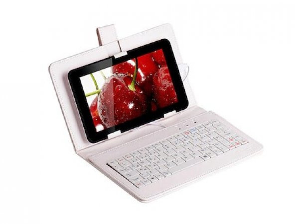 Artes Tbk-120 7" Suni Deri Mıcro Usb Tr Klavye Beyaz