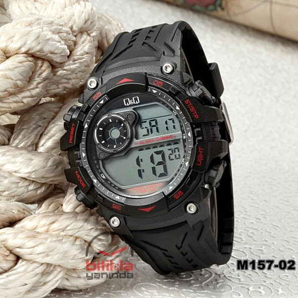 Q&Q Spor Erkek Kol Saati+10 ATM+Kronometre+Alarm M157 - 2
