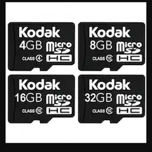 Kodak Micro Sd Hafıza Kartı + Dönüştürücü 4 8 16 32 GB Class 10 - 2