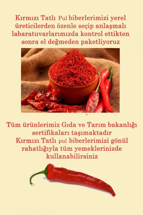 Tatlı Pul Biber 500 gr - 2