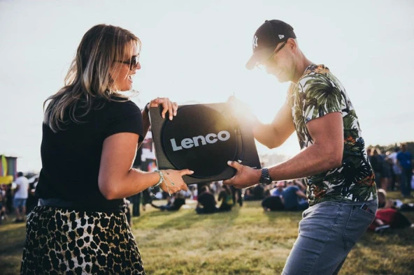 Lenco L-30BK Ahşap USBli MP3e Kayıt Özellikli Pikap Plak Çalar - 8