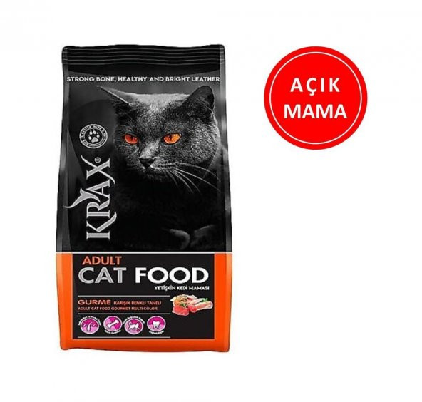 Krax Gurme Kedi Maması 1 Kg AÇIK