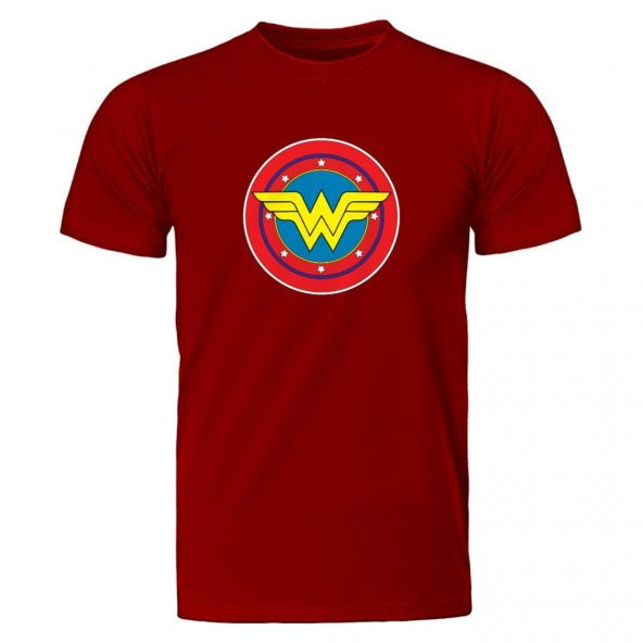 Wonder Woman Kırmızı Tişört Unisex