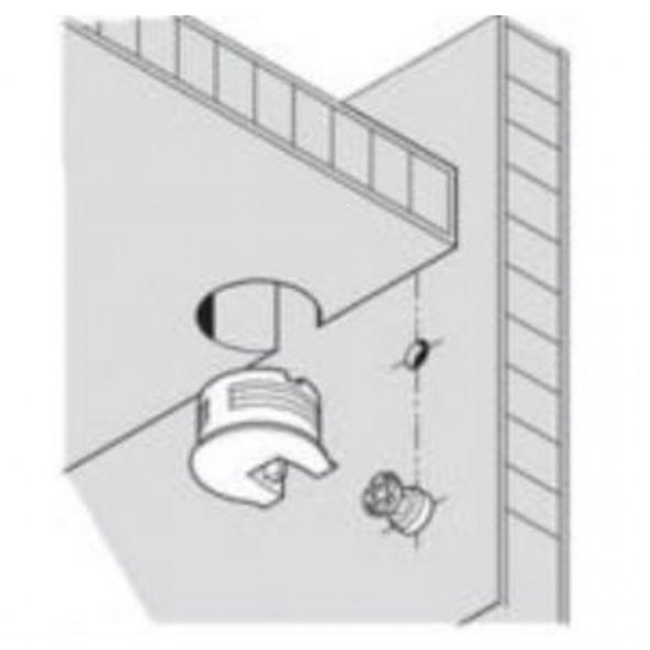 Dolap Gömme Raf Pimi Montaj Aparatı 10lu Tüm Marka Ürünlere Uyumlu - 3