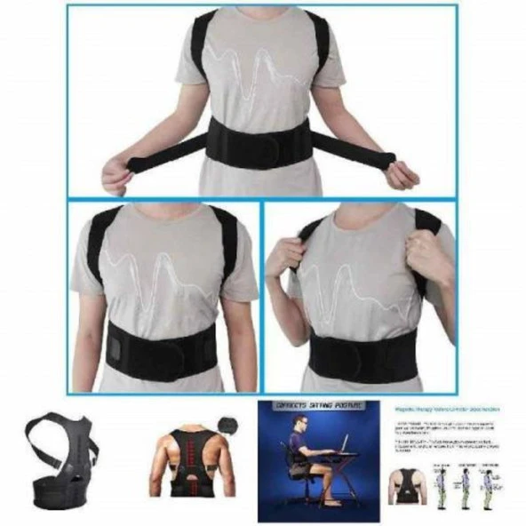 Medikal Kifoz Korsesi Skolyoz Korsesi Manyetik Ortopedik Dik Duru - 5