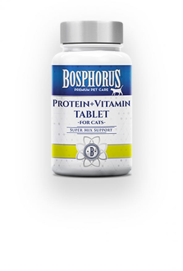 Bosphorus Kediler İçin Protein+Vitamin Tablet 60 Adet
