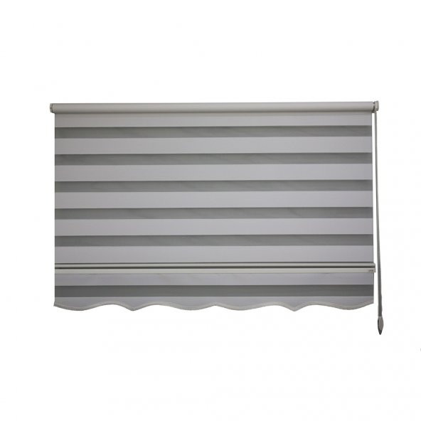 Beyaz Renk Düz Zebra Perde - 3