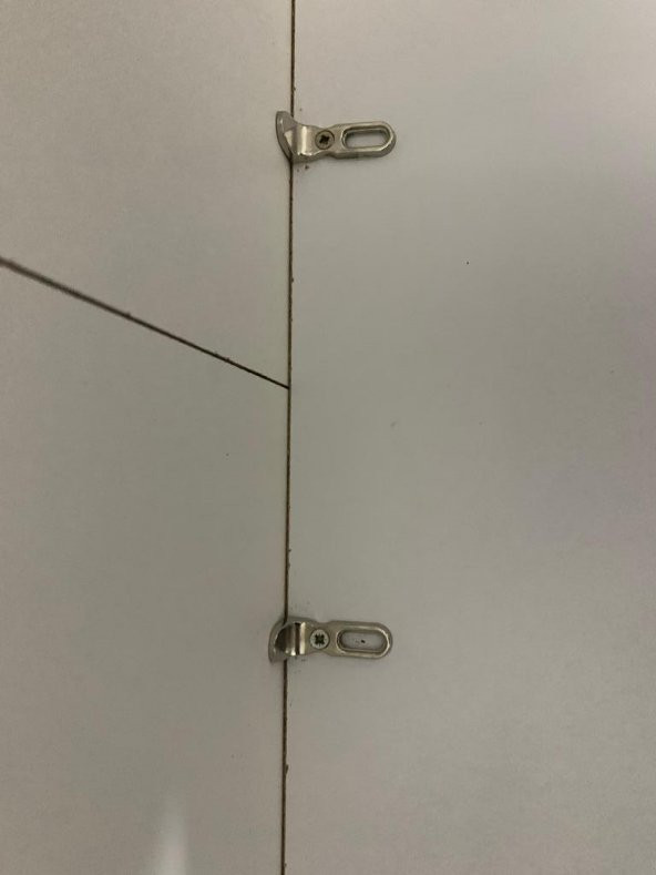 Dolap Arkalık Tutacağı Tırnak 8mm Montaj Aparatı 10lu Tüm Marka Ürünlere Uyumlu - 5