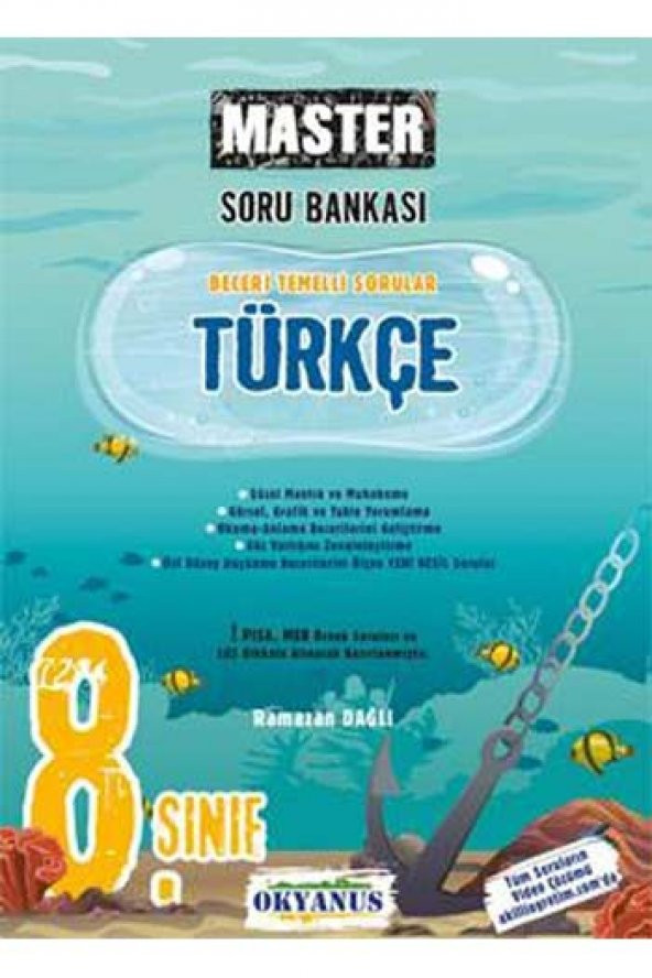 Okyanus Yayınları 8. Sınıf Türkçe Master Soru Bankası