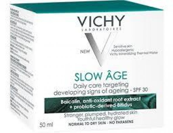 Vichy Slow Age Normal Kuruya Dönük Ciltler İçin Krem SPF30 50 ml