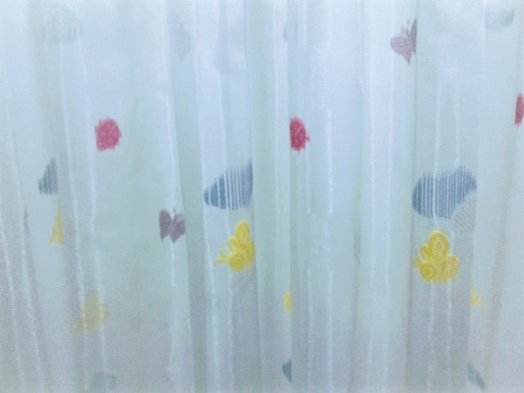 Taç Tül Perde-Çocuk odaları için - Renk: Ekru - Resim 2