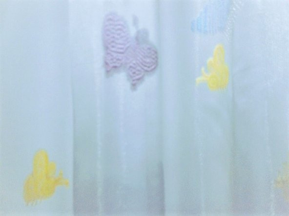 Taç Tül Perde-Çocuk odaları için - Renk: Ekru - Resim 12