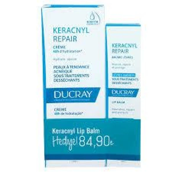 Ducray Keracnyl Repair Cream 50 ml + Keracnyl Repair Dudak Kremi 15 ml Hediye (84,90 TL Etiketli)