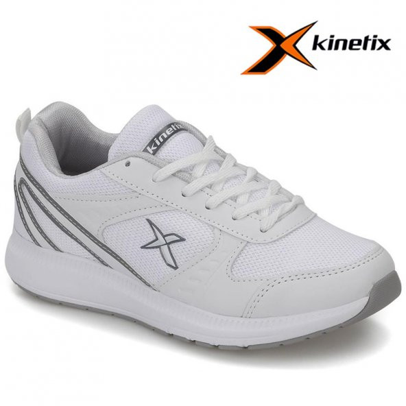 Kinetix Robus II W Beyaz Gri Bayan Spor Ayakkabı Yeni Sezon