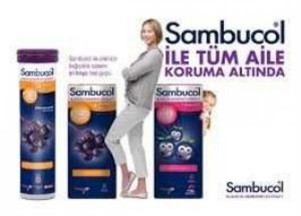 Sambucol Plus Kara Mürver Özütü + C Vitamini + Çinko 20 Çiğnenebilir Pastil - Resim 2