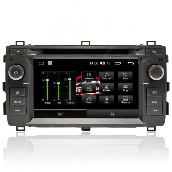 Toyota Auris 2013 Android 6 7 Ekran Multimedya Cihazı - 4