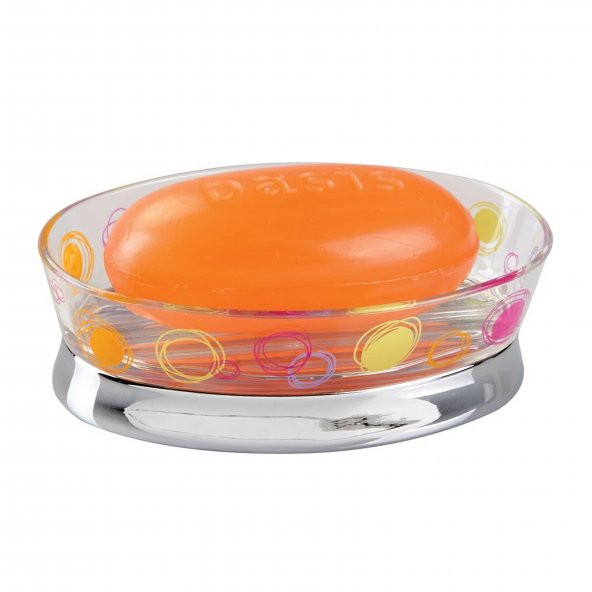 IDESIGN 12120ES SABUNLUK RENKLİ HALKALI MODEL 12X8X4CM - 1