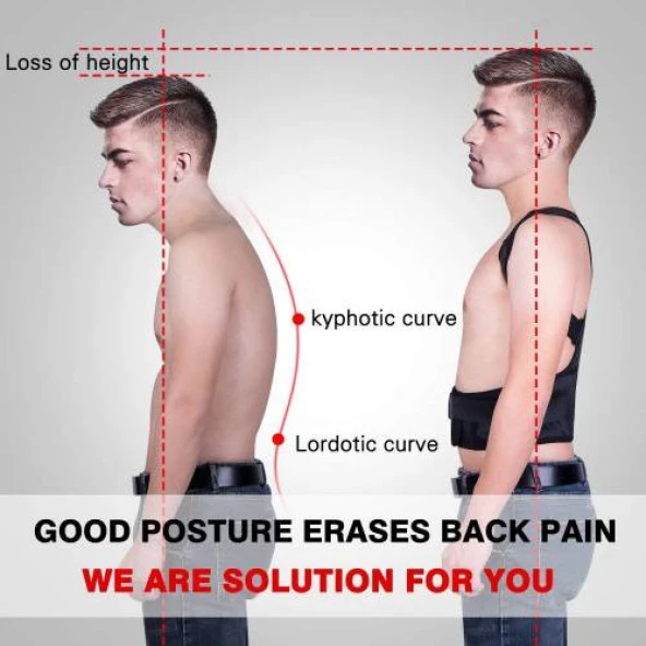 Ankaflex Dik Duruş Korsesi Bel Sırt Korse Kamburluk Önleyici Posturex Hamilelik Sonrası Korsesi - 4