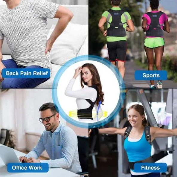 Ankaflex Dik Duruş Korsesi Bel Sırt Korse Kamburluk Önleyici Posturex Hamilelik Sonrası Korsesi - 5