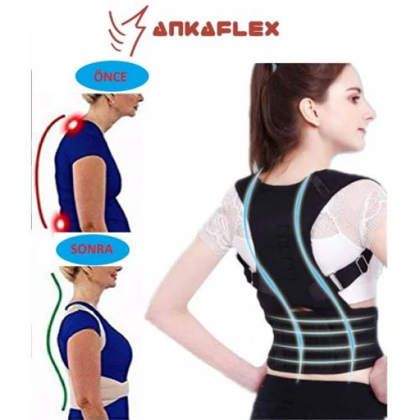 Ankaflex Dik Duruş Korsesi Bel Sırt Korse Kamburluk Önleyici Posturex Hamilelik Sonrası Korsesi - 6