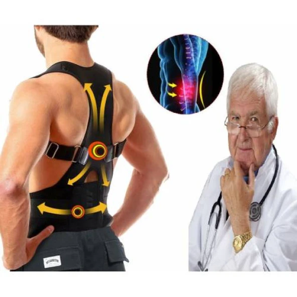 Ankaflex Dik Duruş Korsesi Bel Sırt Korse Kamburluk Önleyici Posturex Hamilelik Sonrası Korsesi - 2