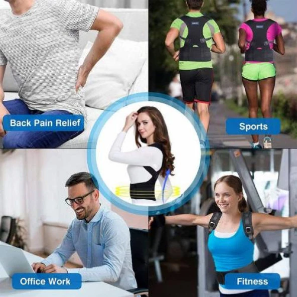 Ankaflex Dik Duruş Korsesi Bel Sırt Korse Kamburluk Önleyici Posturex Hamilelik Sonrası Korsesi - 6