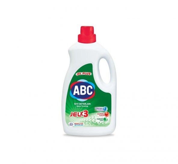 Abc Jel Sıvı Deterjan Bahar Ferahlığı 2145 Ml 33 Yıkama x 3:99 Yıkama - 2