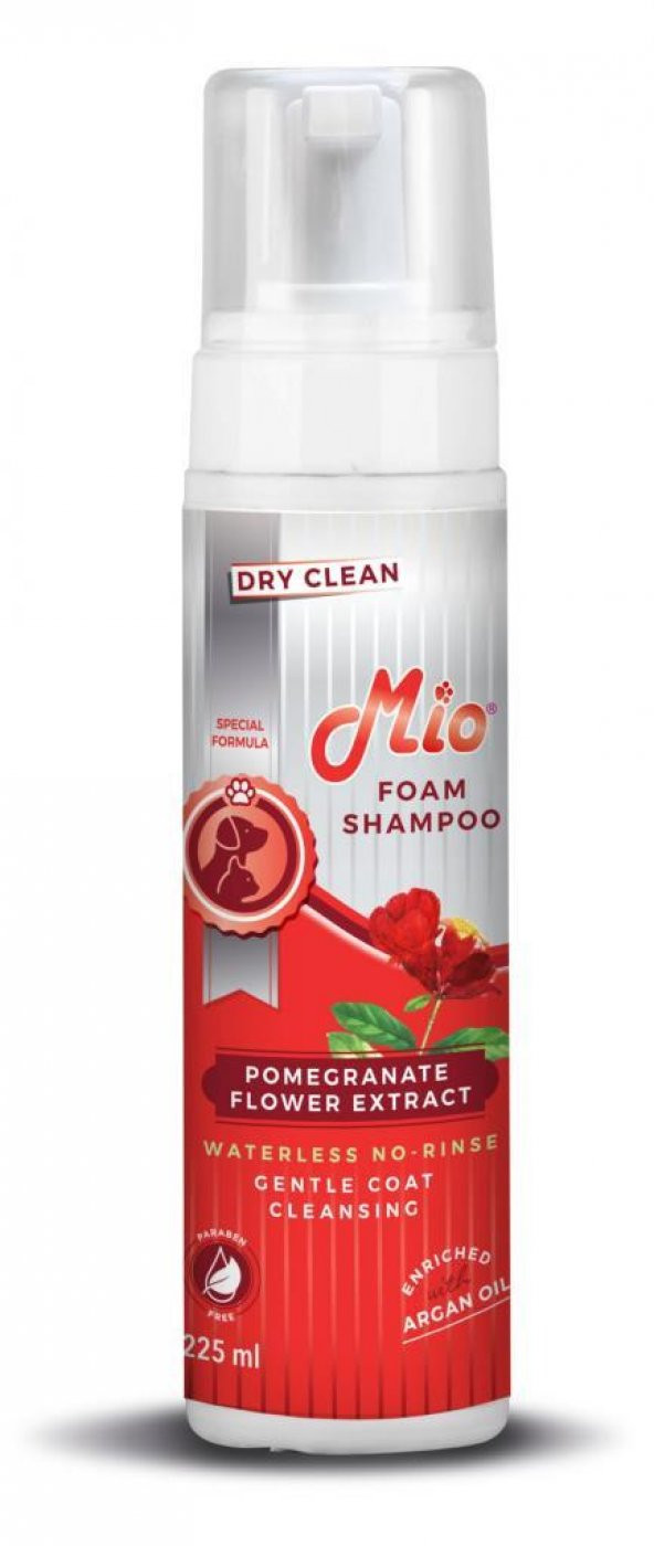 Mio Kedi Köpek Nar Özlü Köpük Şampuanı 225 ml