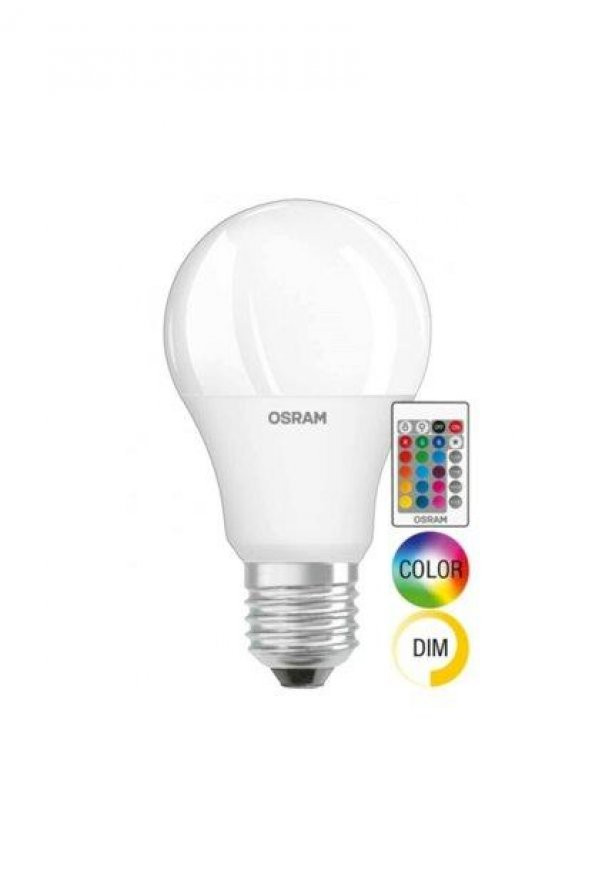 Osram Led Uzaktan Kumandalı Renk Değiştiren 9W 806 LM E27 Ampul Beyaz + Sarı - 2
