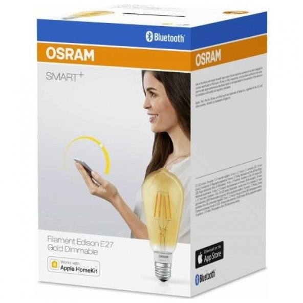 Osram Smart+ Family Apple Homekit Flament Edison E27 Ampul