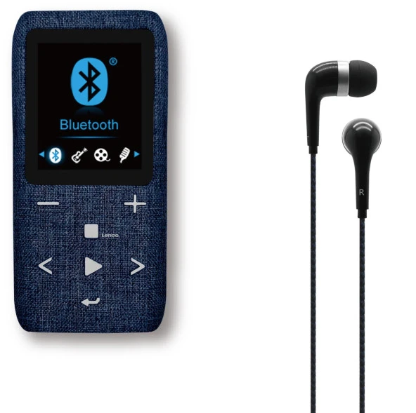 Lenco Xemio861 8GB USB SD Kart MediaPlayer MP3 Çalar Mavi