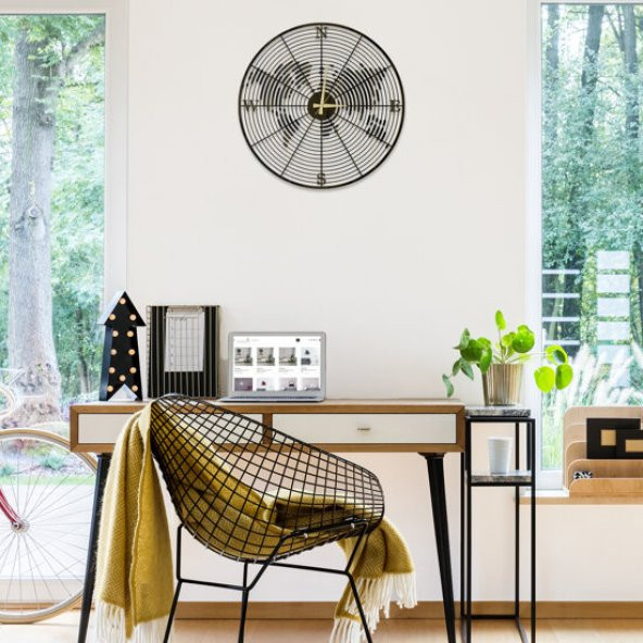 Artepera APS018ME Coordinate Metal Duvar Saati